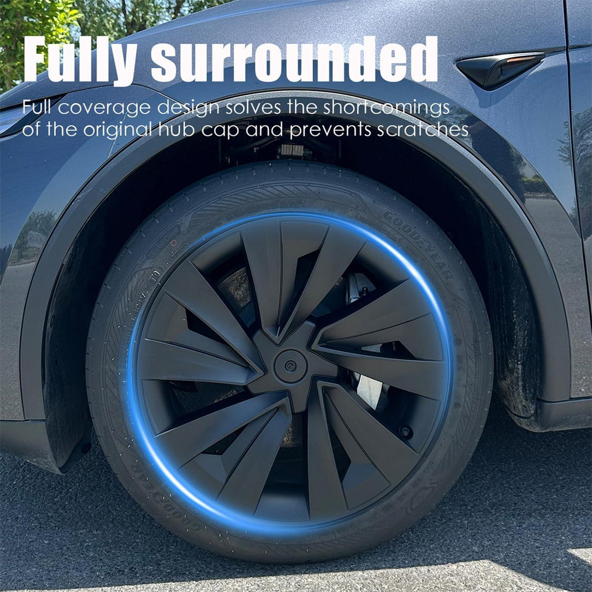 Radkappen Tesla Model Y Juniper 19 Zoll Schwarz