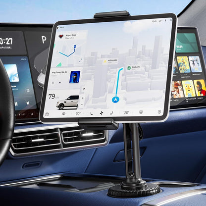 Tablet Halterung Auto Getränkehalter Verstellbar 4.7-13 Zoll