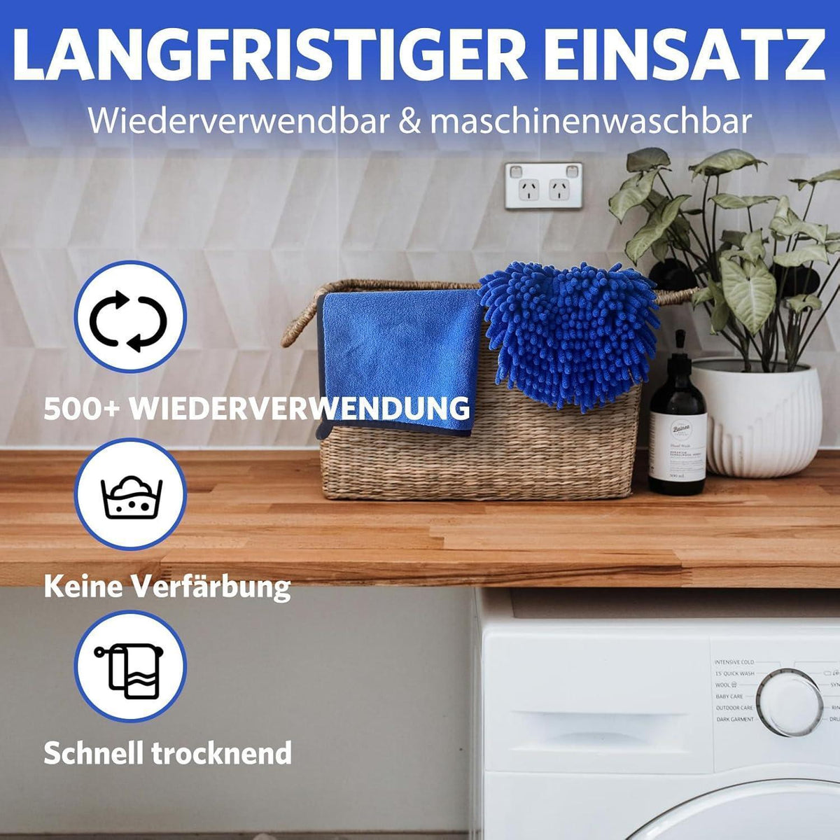 10-tlg. Autopflege Set – Mikrofasertücher & Detailbürsten