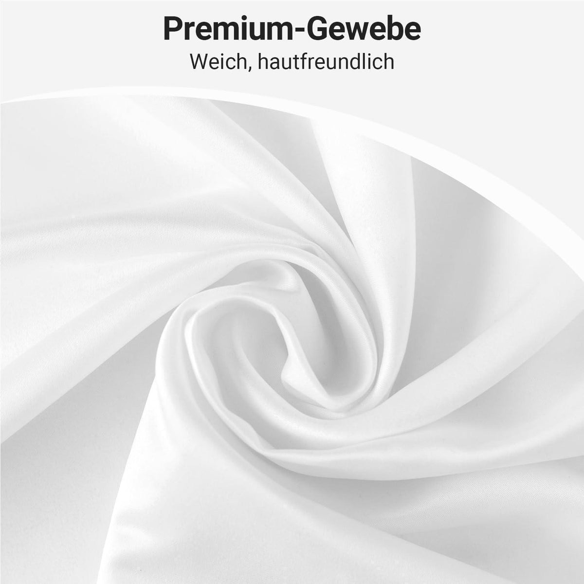 Duschvorhang-Set 180x170 cm Reinweiß mit 12 Haken