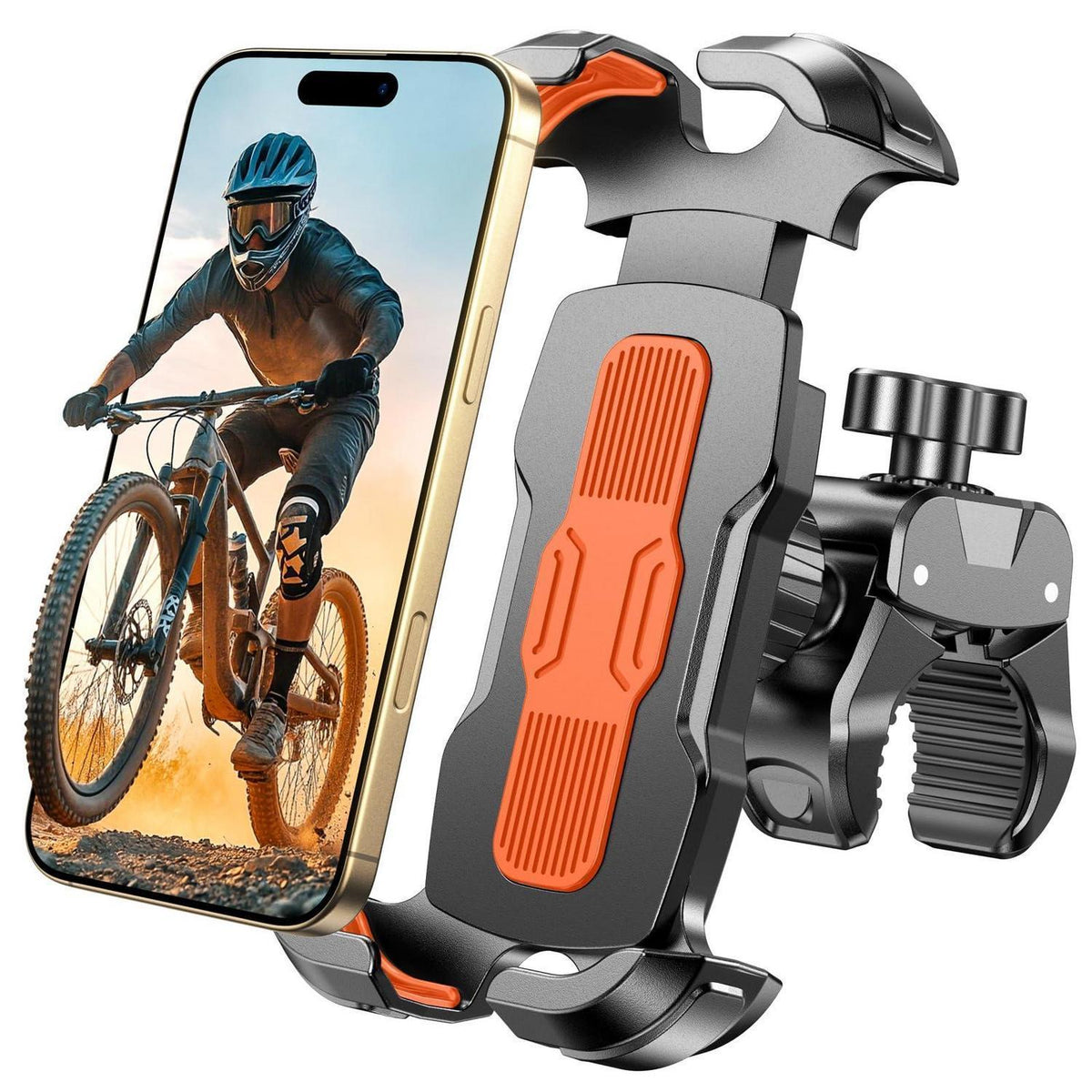 Fahrrad Handyhalterung 360° Drehbar & Schnellverschluss