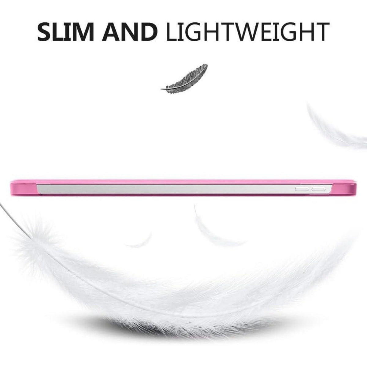 Schlanke iPad Hülle 11/10. Gen. mit Ständer & Stiftaufladung, Pfingstrose
