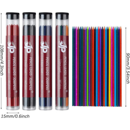 2mm Druckbleistift-Set | 36 Farben | Zum Zeichnen & Schreiben