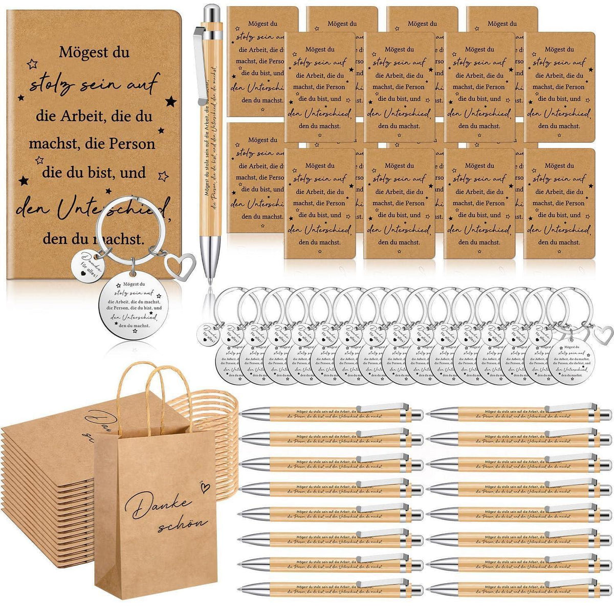 Dankeschön Geschenkset für Kollegen – Motivierende Schreibwaren
