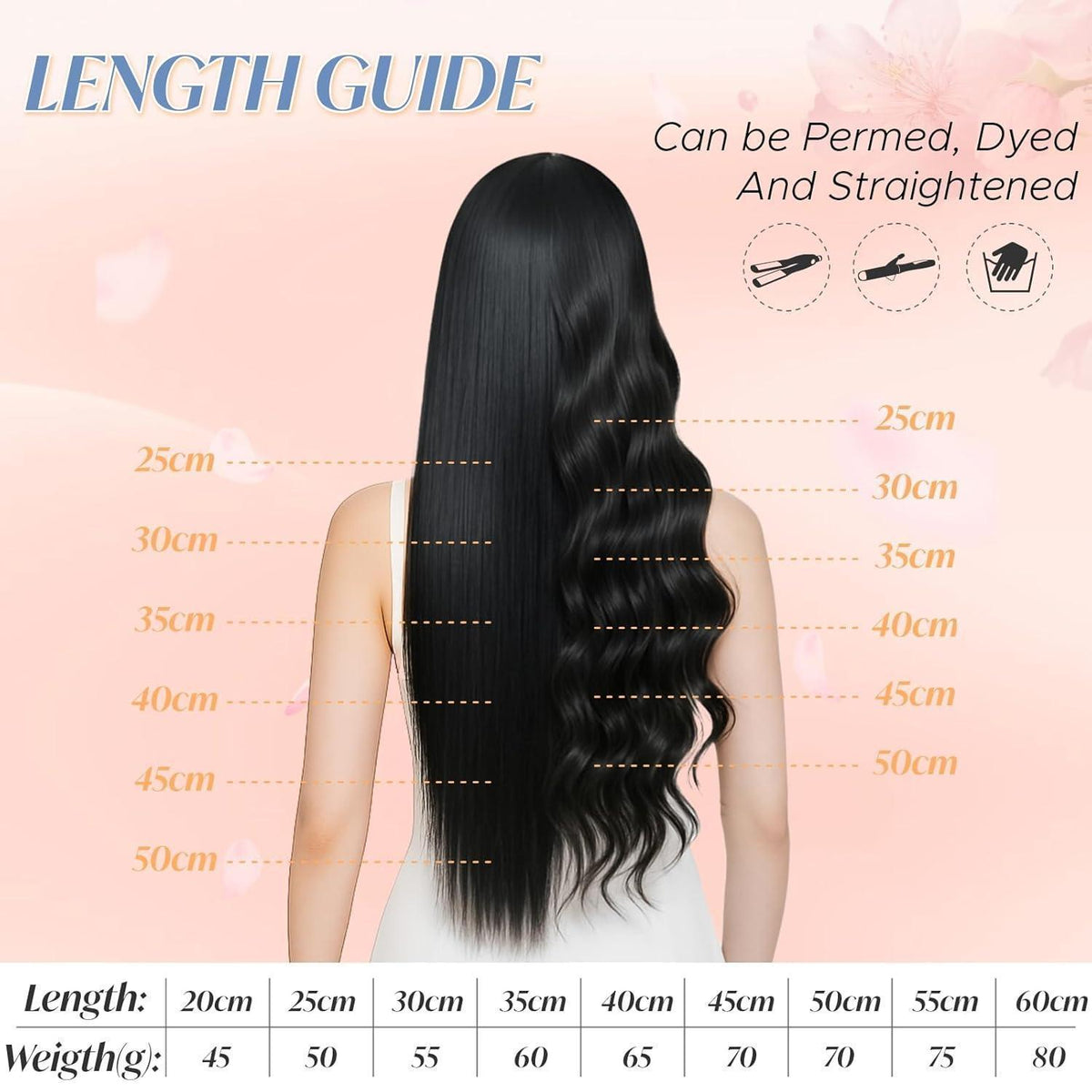 Clip-in Haarverlängerung Echthaar Dunkelblond 30cm