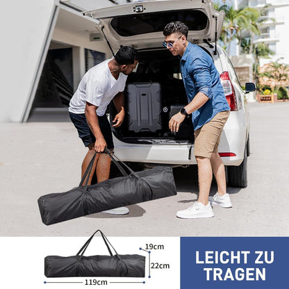 3x3m Pop-Up Pavillon – Wasserdicht & Höhenverstellbar (Blau)