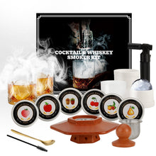 Cocktail Räucher Set mit Fackel & 8 Räucherholz-Aromen
