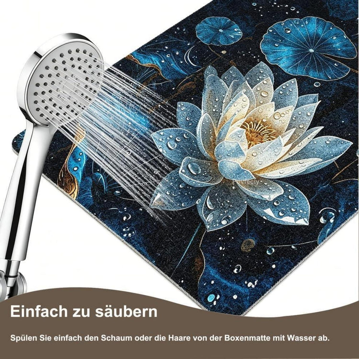 Rutschfeste Duschmatte 110x150 cm – Modern & Komfortabel