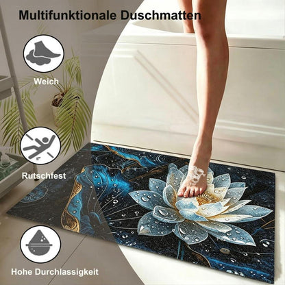 Rutschfeste Duschmatte 110x130 cm – Modern & Komfortabel