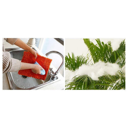 Runder Korallensamt Teppich Himmelblau 200cm – Rutschfest & Waschbar