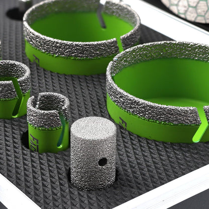Diamant Fliesenbohrer Set 9-teilig mit Trennscheibe