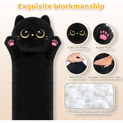 Langes Katzen-Körperkissen – Ultraweich & Kuschelig 110 cm