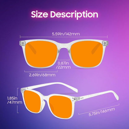 Blaulichtfilter Brille Damen Herren - Gaming & Computer Schutz