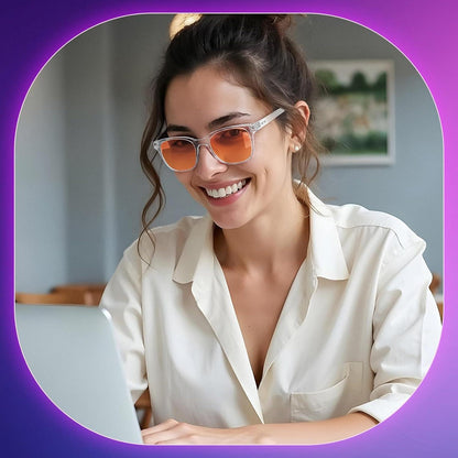 Blaulichtfilter Brille Damen Herren - Gaming & Computer Schutz