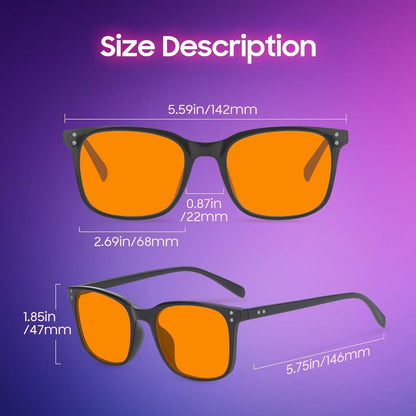 Blaulichtfilter Brille für Damen & Herren - Reduziert Augenermüdung