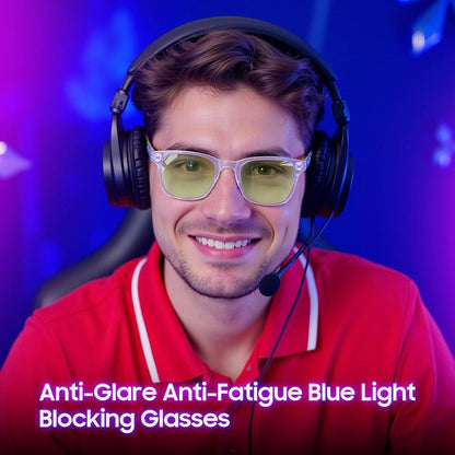 Blaulichtfilter Brille Damen Herren - Gaming & Computer Schutz