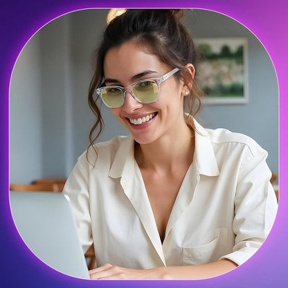 Blaulichtfilter Brille Damen Herren - Gaming & Computer Schutz