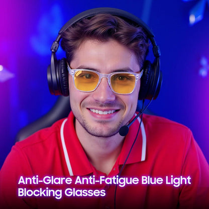 Blaulichtfilter Brille Damen Herren - Computer Gaming Schutz
