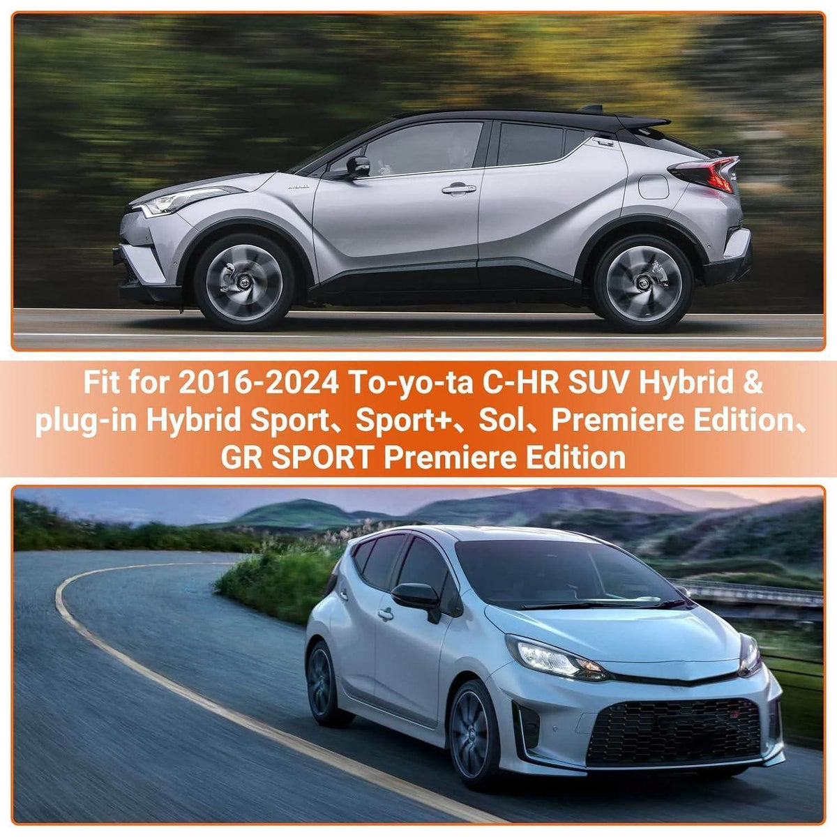 Vollgarage Autoabdeckung Toyota C-HR 2016-2024 wasserdicht