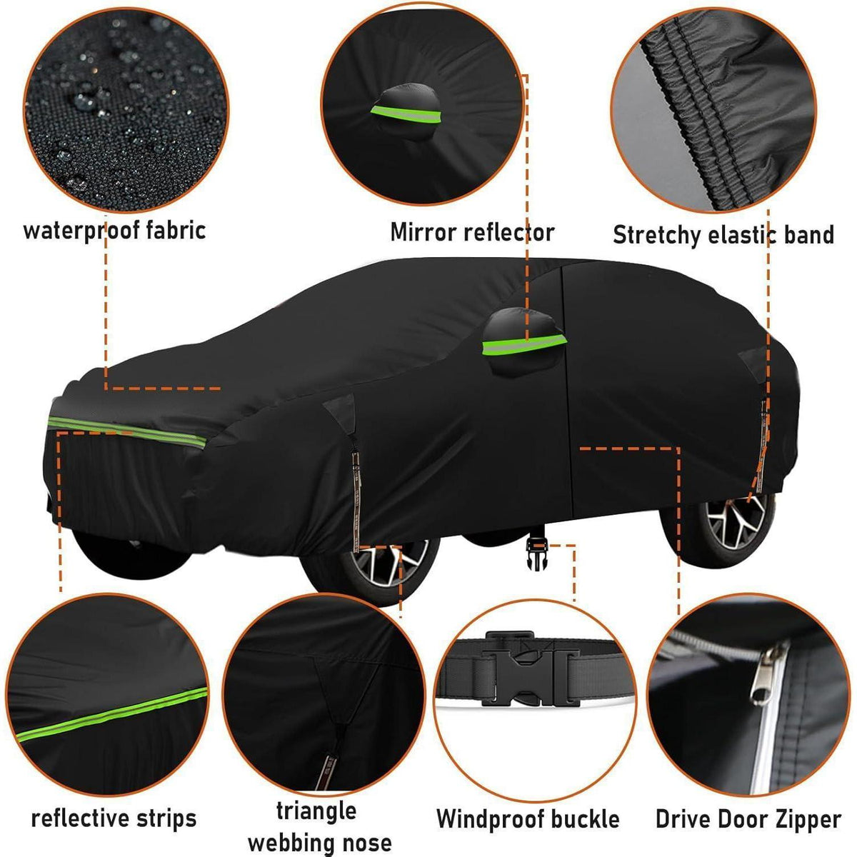 Vollgarage Autoabdeckung Toyota C-HR 2016-2024 wasserdicht