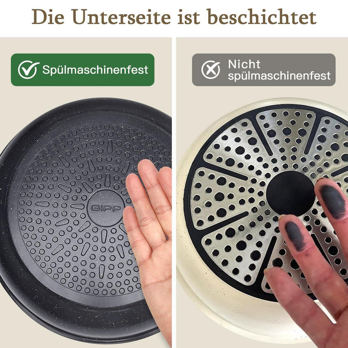 15-teiliges Granit Topfset mit Antihaftbeschichtung