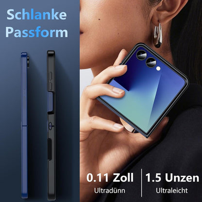 Schutzhülle für Galaxy Z Flip 7, Militärschutz, Schwarz