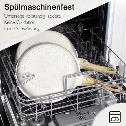 18-teiliges Antihaft-Kochgeschirr-Set | PFAS-frei & Spülmaschinenfest