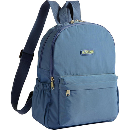 Leichter Damen Wander Rucksack, wasserabweisend, hellblau-klein