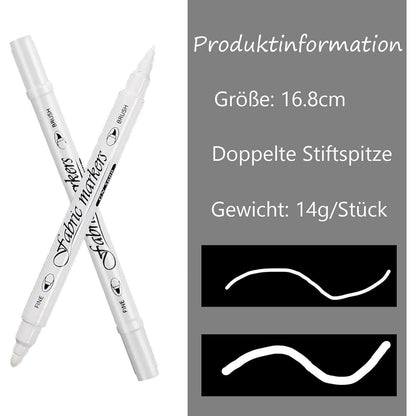 Textilstifte Weiß – Waschmaschinenfest & Vielseitig