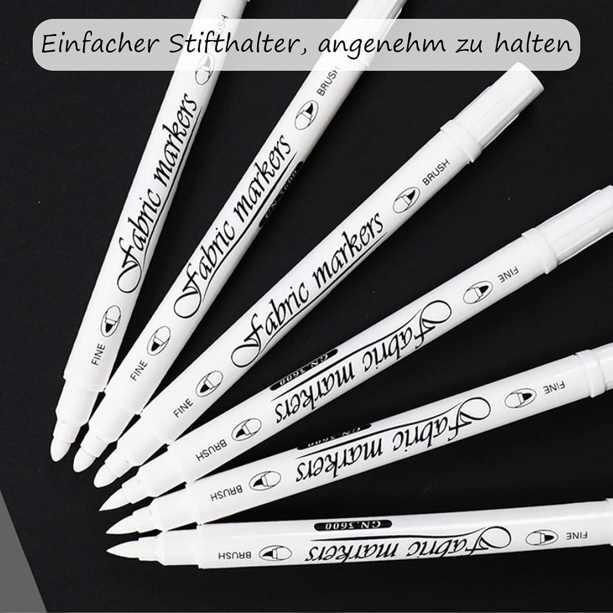 Textilstifte Weiß – Waschmaschinenfest & Vielseitig