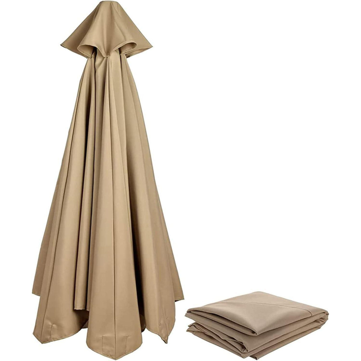 Sonnenschirm Ersatzbezug 330cm 8 Streben Beige/Khaki/Anthrazit