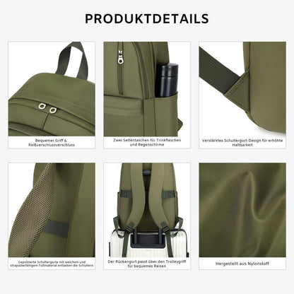 Faltbarer Nylon Rucksack – Groß, Leicht & Modisch für Alltag & Reisen