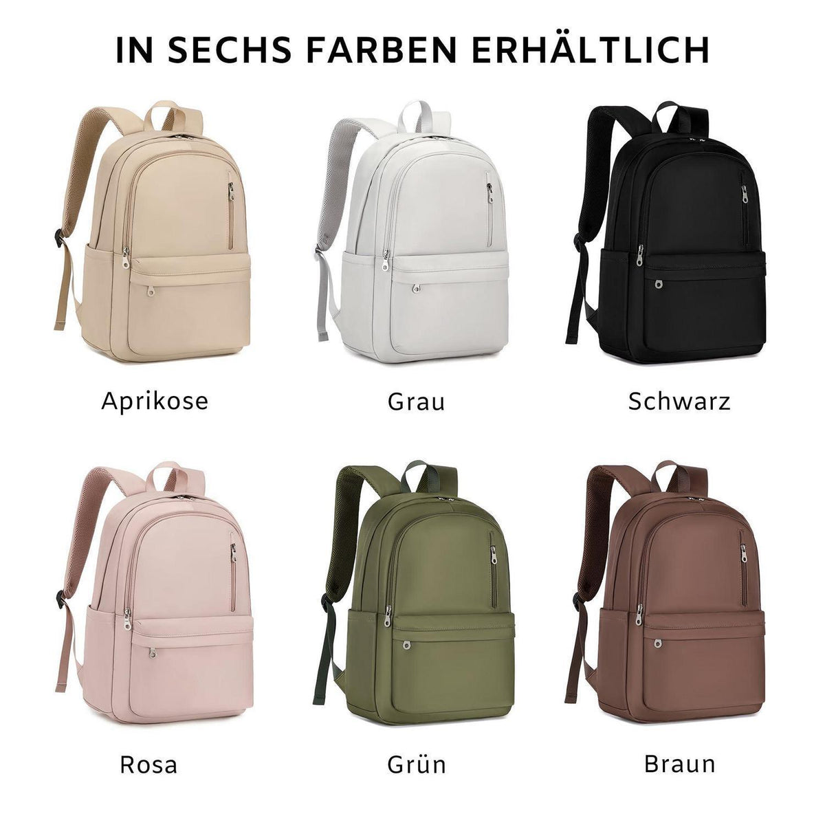 Faltbarer Nylon Rucksack – Groß, Leicht & Modisch für Alltag & Reisen