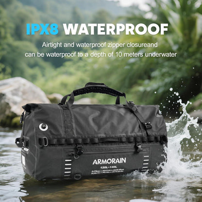 Wasserdichte Reisetasche 120-140L für Motorrad, Auto & Boot