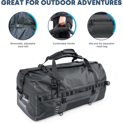 Wasserdichte Reisetasche 120-140L für Motorrad, Auto & Boot