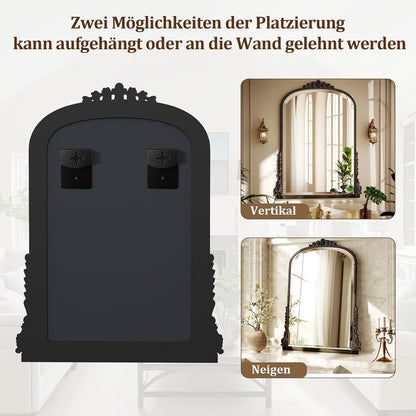 Vintage Wandspiegel 81x61cm – Barock Spiegel Gold oder Kupfer