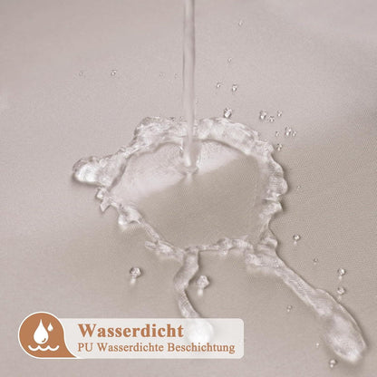 Duschvorhang Sandfarben 120x200cm – Wasserdicht & Anti-Schimmel