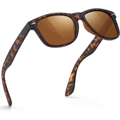 Polarisierte Sonnenbrille Unisex Retro Vintage UV400 mit Etui