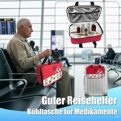 Kleine Kühltasche für Medikamente & Reiseutensilien
