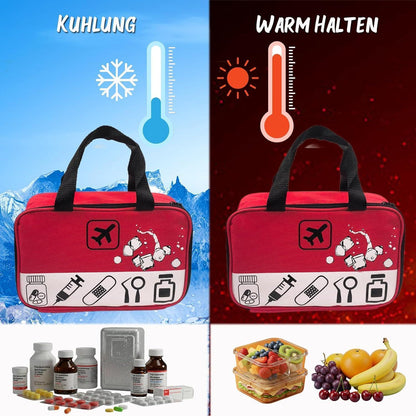 Kleine Kühltasche für Medikamente & Reiseutensilien