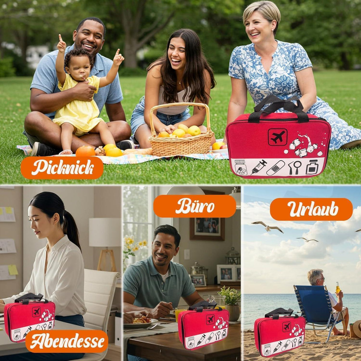 Kleine Kühltasche für Medikamente & Reiseutensilien