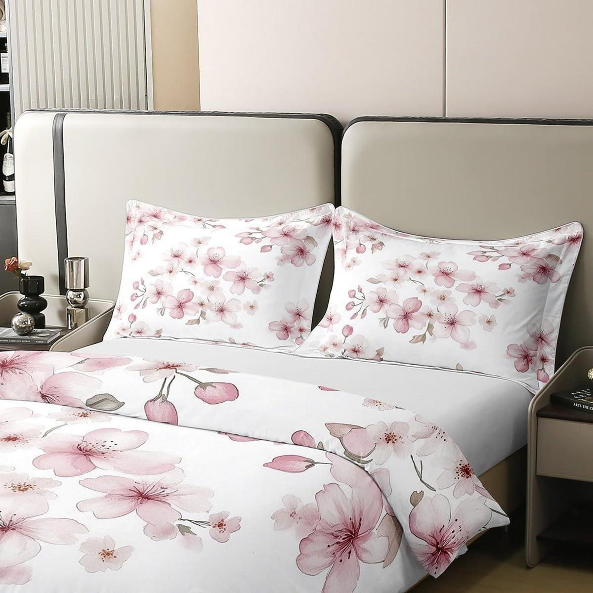 Sakura Baumwoll Bettwäsche Set Japanischer Stil 220x240