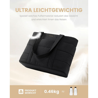 Laptop Handtasche Damen 15,6 Zoll Shopper Grün