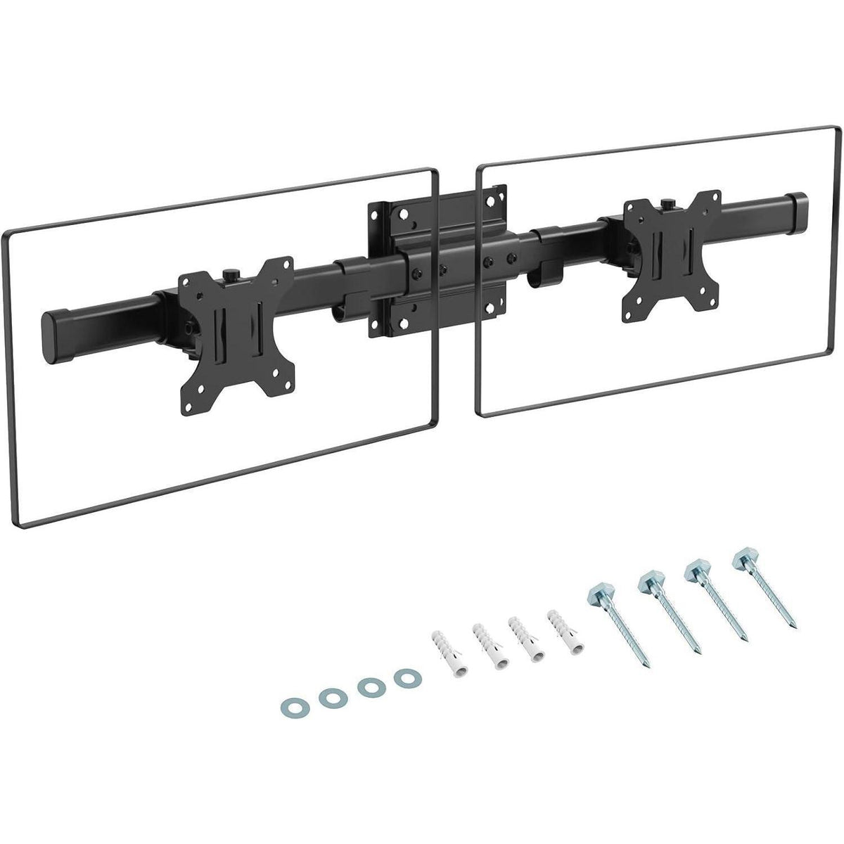 Dual Monitorhalterung Wand/Adapter bis 35 Zoll, 10kg pro Arm