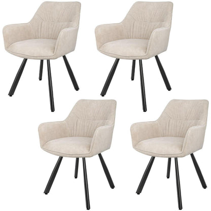 Drehbare Esszimmerstühle Set 4er – Ergonomisch & Komfortabel