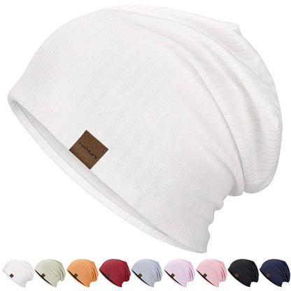 Slouchy Beanie Mütze Damen Herren – Weiche, Atmungsaktive Strickmütze
