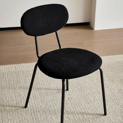 Runder Esstisch Set 100cm Holz + 4 Stapelbare Stühle