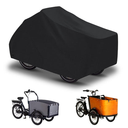 Lastenrad Abdeckplane wasserdicht – Fahrradgarage für Cargobike