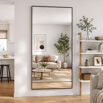 Ganzkörperspiegel 190x85 cm – Stand- & Wandspiegel mit Metallrahmen
