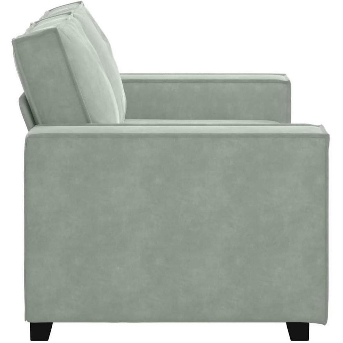 2-Sitzer Sofa Hellgrau Samt – Komfortable Polstercouch